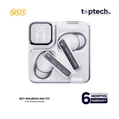 QCY MeloBuds Neo T31 Sci-Fi Aesthetic Earbuds - Image 2