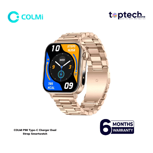 COLMI P80 Type-C Charger Dual Strap Smartwatch - Image 3