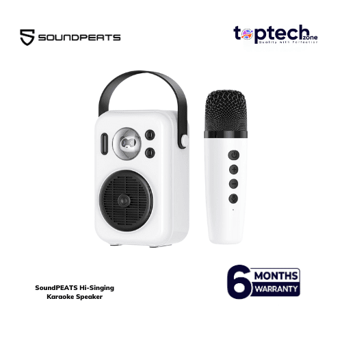 SoundPEATS Hi-Singing Karaoke Speaker and Mic with Colorful Lights
