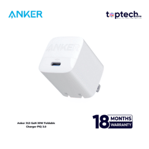 Alternative view of Anker 313 GaN 30W Foldable Charger PIQ 3.0 A2639