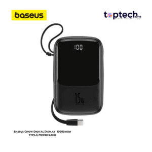 Baseus Qpow Digital Display Power Bank 10000mAh Type-C/Lightning