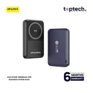 Awei P139K 10000mAh 15W Magnetic Wireless Charger Power Bank 22.5W Fast Charging External Battery
