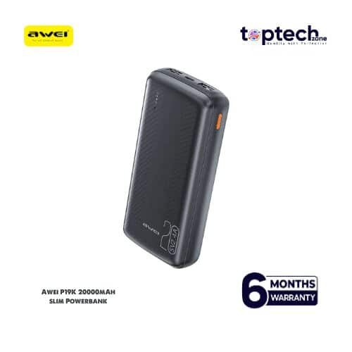 Awei P19K 20000mAh 2.4A Slim Powerbank