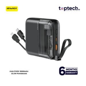 Awei P149K 10000mAh Portable Power Bank 22.5W Fast Charging